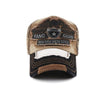 YANG GUAN Eagle Pattern Embroidered Washed Baseball Cap Sun Protection Cap, Size: 54cm(Black)