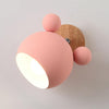 Creative Cartoon E27 LED Warm White Light Wall Lamp for Bedside Passage (Pink)