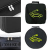 Car Charging Cable Storage Bag Carry Bag For Electric Vehicle Charger Plugs,Spec: Round  With Logo
