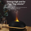 SD13 200ML Car USB Flame Aromatherapy Diffuser Home LED Night Light Silent Mist Humidifier(Black)