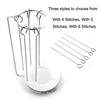 Stainless Steel Kebab Barbecue Hanging Rack Thick Skewers String Incense Stand With 5 Stitches