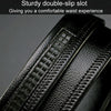 Dandali Scratch-Resistant Wrapped Edge Automatic Buckle Belt Mens Casual Waistbone Belt, Size: 120cm(Gold)