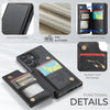 For Samsung Galaxy S25 Ultra 5G CaseMe C22 Card Slots Holder RFID Anti-theft Phone Case(Black)