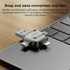Yesido GS23 USB 3.0 to USB-C / Type-C + Micro USB + 8 Pin 4 in 1 OTG Adapter(Gold)
