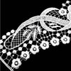 Gold Lace Butterfly Flower Embroidery Collar Flower Three-dimensional Hollow Fake Collar DIY Clothing Accessories, Size: 36 x 30cm
