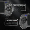 ANBERNIC RG ARC-S Handheld Game Console 4-Inch IPS Screen Linux System Portable Video Arcade 128G(Transparent Blue)