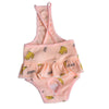 Dog Nappies, Banana Print, Breathable, Pink, Small