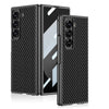 For Samsung Galaxy Z Fold6 Slim GKK Integrated Metal Paint Skin Feel Leather Full Coverage Phone Case(Carbon Fibre)