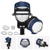 T03 Pair 3 inch Car Bifocal LED Lens Headlight, Left-hand Drive(Blue)