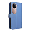For vivo V40e 5G / iQOO Z9S 5G Diamond Texture Leather Phone Case(Blue)