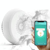Zigbee Smart Smoke Detector - Wireless, App Alerts, Long Battery