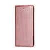 For Asus Zenfone 9 Gloss Oil Solid Color Magnetic Leather Phone Case(Rose Gold)