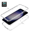 For Samsung Galaxy S24 5G Shockproof Clear Gradient PC + TPU Phone Case(Transparent)