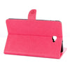 For Galaxy Tab A 10.1 (2016) / P580 Simple Style Horizontal Flip Leather Case with Holder & Card Slots & Wallet (Magenta)