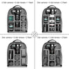 PULUZ 12W Solar Power Outdoor Portable Camera Dual Shoulders Backpack Laptop Bag (Black)