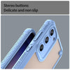 For Samsung Galaxy S23 5G Armor Glaze PC Hybrid TPU Phone Case(Blue)