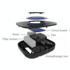 MC-CZ00 Car Negative Ion Smart USB Air Purifier(Black)