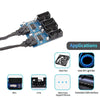 30cm Motherboard 9Pin USB2.0 1 In 4 Extension Cable With Chip Support Multiple Interface For Shared Use
