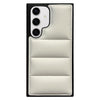 For Samsung Galaxy S24+ 5G Cotton Filling Eiderdown Airbag Phone Case(White)