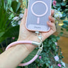 DUX DUICS Stoyobe PL-II Universal Silicone Phone Wrist Strap Anti-lost Lanyard(Pink)