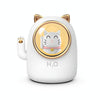 A-16 Home Office Silent Mini Lucky Cat USB Humidifier(White)