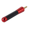Carbon Fiber Aluminum Short Antenna Polished Universal Screws Base(Medium Size) (Red)
