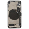 iPhone X Black Battery Back Cover Assembly with Side Keys & Flex Cable
