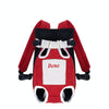 DONO Large Pet Carrier Backpack, Red & White - Breathable, Canvas