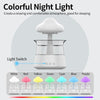 CH06 300ml Rain Humidifier Mushroom Cloud Colorful Night Lamp Aromatherapy Machine, Style: Without Remote Controller(White)