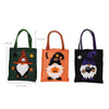 Halloween Cartoon Doll Linen Tote Bags(Orange)