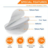 300 PCS 20x24x1.5mm Square EVA Foam Double-sided Adhesive High-viscosity Sponge Sticker(White)