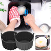 For Ninja DZ201 Foodi Air Fryer Silicone Baking Cups Egg Cooker(Gray)