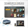 A95X F4 8K UHD Smart TV BOX Android 10.0 Media Player with Remote Control, Amlogic S905X4 Quad Core Cortex-A55 up to 2.0GHz, RAM: 4GB, ROM: 128GB, 2.4GHz/5GHz WiFi, Bluetooth, UK Plug(Metallic Blue)