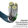 Baseus Superior Series CALYS-A03 2.4A USB to 8 Pin Interface Fast Charging Data Cable, Cable Length:1m(Blue)