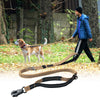 Heavy Duty Bungee Dog Lead, Reflective, Shock Absorbing, Medium/Large Dogs (Black)