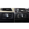 Carbon Fiber Car Headlight Switch Decorative Sticker for BMW E90 / E92 / E93 2005-2012