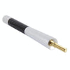 Carbon Fiber Aluminum Short Antenna Polished Universal Screws Base(Big Size)(Silver)