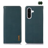 For Samsung Galaxy A26 5G KHAZNEH Nappa Top Layer Cowhide Leather Phone Case(Green)