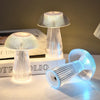 Mushroom Ambient Light Electronic Jellyfish Table Lamp Bedside Night Light 9.4 x 13.7cm(Warm White)
