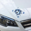 Exaggerated Effection Sports Style 3D Characteristic Digital Simulation Car Paper Sticker