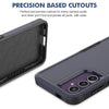 For Samsung Galaxy S24 FE 5G 2 in 1 PC + TPU Phone Case(Dark Blue)