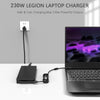 230W 20V 11.5A Laptop Notebook Power Adapter For Lenovo Big Square USB, Plug:US Plug