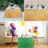 Hawaiian Table Dress Seaside Party Festive Bazaar Table Decorations, Size: 276x75cm(Orange)