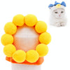Sunflower Cat Hat, Soft Velvet, Size S (25-30cm)