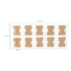 10 PCS Glue-free Orthopedic Nail Stick Toe Nail Groove Inlay Corrector(Transparent Bottom)