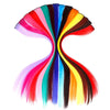 10 PCS Chemical Fiber Wig One-Step Gradient Color Single Card Wig, Stretched Length:24inches(55#)