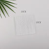 3 PCS 10 x 10cm Acrylic Texture Background Board Photo Props Background Decorative Geometric Ornaments(Thick Stripes)