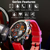 LOKMAT ZEUS3 Pro 1.39-Inch 5ATM Waterproof Outdoor Sports Bluetooth Call Smart Watch(Orange)