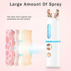 Facial Steamer Nano Spray Water Replenishing Instrument Portable Cold Spray Machine Charging Beauty Instrument Automatic Alcohol Sprayer, Style:Cute Deer(Pink)