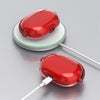 For Apple Beats Studio Buds / Buds+ Headphones Shape Clear Electroplated Acrylic Headset Protective Case(Red)